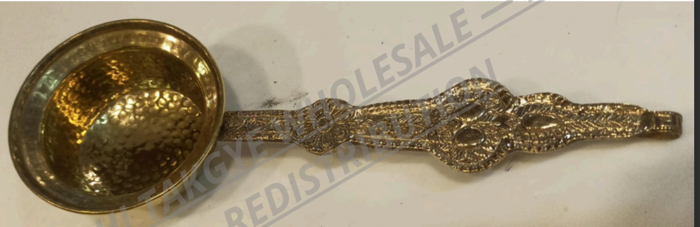 Brass spoon